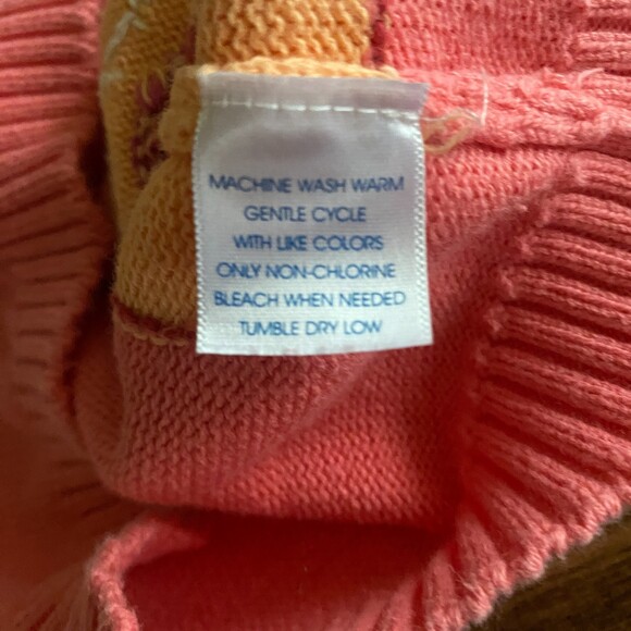 Greendog Coral Flower Cardigan Sweater Girls’ 24 Months - Picture 7 of 7